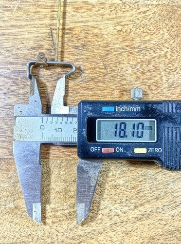 NOS Clock Movement Verge Or Crutch  (Measures 18.10mm Between Teeth) (KD684)