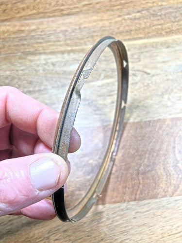 Clock Dial Pan Trim Ring 5.61 Inch Outer Diameter (4.99 Inch Inner Dia.) (K8227)