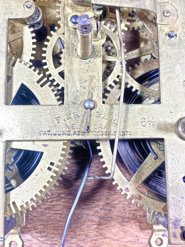 F. Kroeber Clock Movement Pendulum Rod And Spring (K9892)