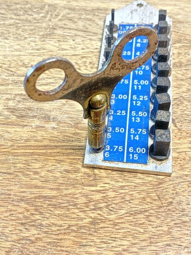 Old Clock Winding Key Number 6 Or 3.75mm   (KD2060)