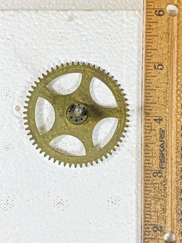 Gilbert Clock Movement (Stamped 25) Time Side 2nd Wheel (See Pics To ID)(KD1347)