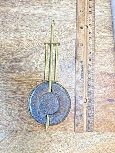 Parlor Or Kitchen Clock Pendulum 6 1/2 Inches Long (Needs Rating Nut) (KD2183)