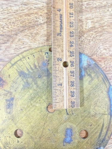 Old New Haven Clock Movement Dial Pan    (K9985)