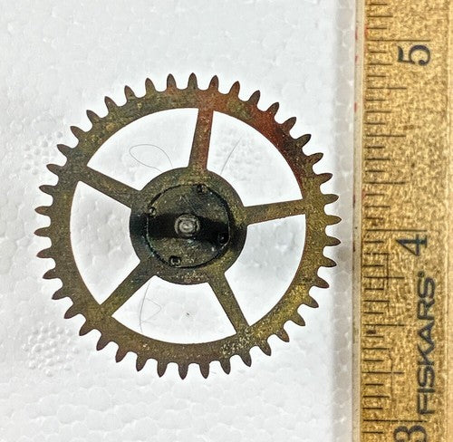Sessions Clock Movement Time Side 3rd Wheel (See Pics To ID Movement) (KD437)
