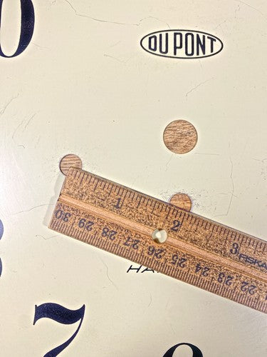 11 1/8 Inch Diameter Dupont Hamilton Clock Dial Pan   (LL5244)