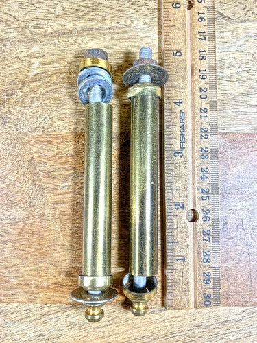 Vintage 400 Day Or Anniversary Clock Brass Columns (Column Is 3.25" Long)(KD078)
