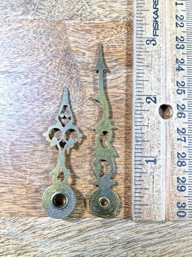 Heirloom Clock Movement Hands (See Pics To ID Mvmt) (K8893)