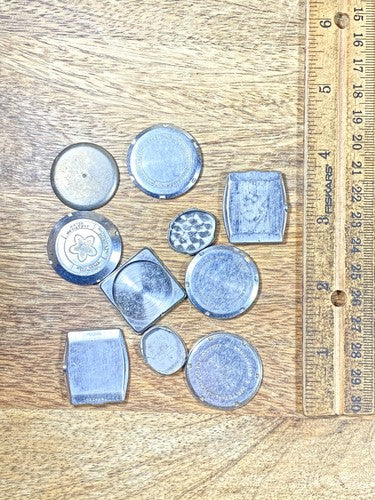 Assorted Lot Of Old Watch Case Parts (Lot Of 10) (KD1781)