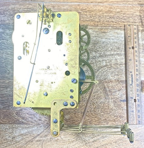 Antique Waterbury Westminster Clock Chimes  (See Pics To ID Movement) (LL5216)