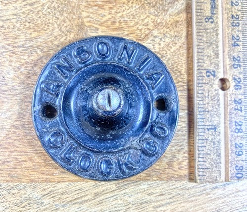 Old Stamped Ansonia Wall Clock Gong Base (No Wire)       (KD699)
