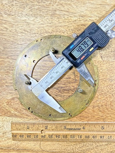 118.60mm Diameter Clock Dial Pan/Movement Mounting Plate   (KD430)