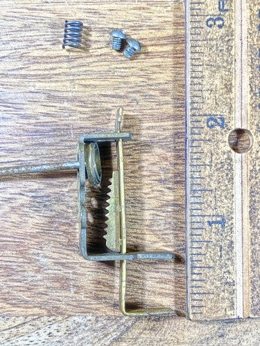 Gilbert Clock Movement (Stamped 25) Pendulum Bridge (See Pics To ID) (KD1342)