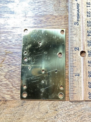 John Wanamaker Anniversary Clock Movement Front Plate (Pivots Look Good)(K9037)
