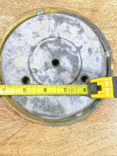 Old Metal Clock Dial Pan 6 7/16 Inches Diameter   (KD1206)
