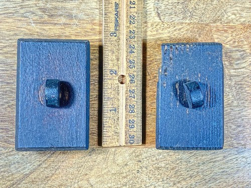 Old Wooden Clock Side Doors Set (1 3/4 X 2 3/4 Inches)  (KD1944)