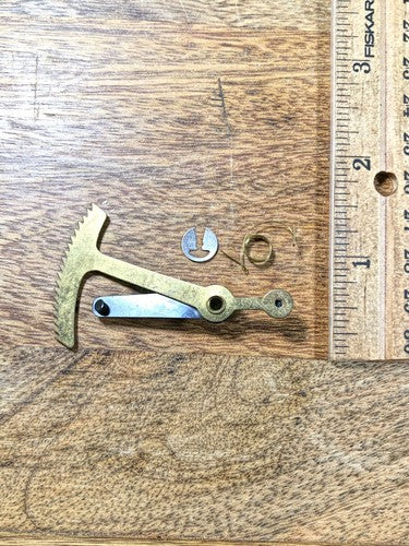 Made In Japan Clock Movement Rack (See Pics To ID Mvmt) (K8600)