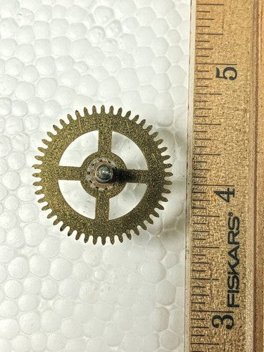 Heirloom Clock Movement Time Side 2nd Wheel (See Pics To ID Mvmt) (K8920)