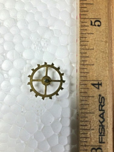 Seth Thomas A206-002 Clock Movement Escape Wheel (See Pics To ID Mvmt) (K9038)