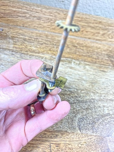 Antique Clock Movement Pendulum Bridge (For Parts Or Repair) (KD598)