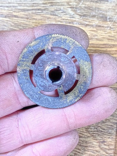 Gilbert Kitchen Clock Movement Alarm Setting Wheel (See Pics To ID) (KD1609)