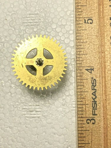 Korean Sehwa Clock Movement Strike Side 5th Wheel  (See Pics To ID Mvmt) (K7985)