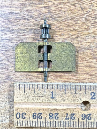Gilbert Clock Movement (Stamped 24) Strike Side Fan  (See Pics To ID)    (K9593)