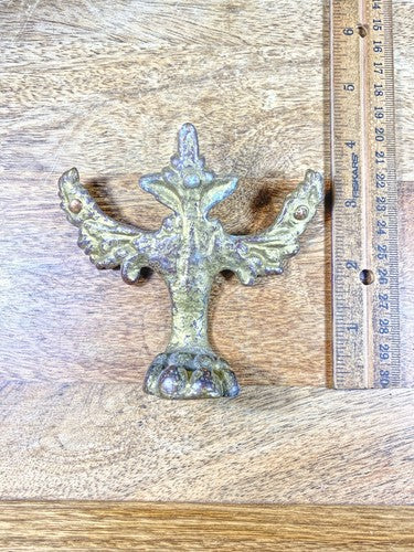 Large Old Unique Clock Claw Foot   (KD897)