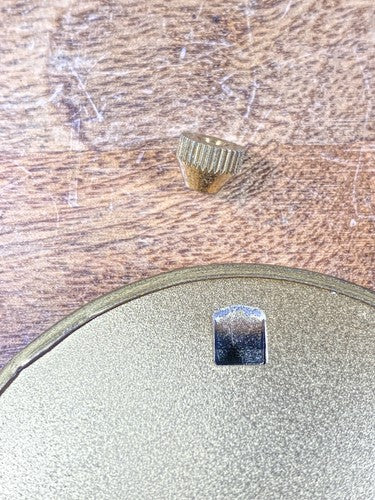 Vintage 1.0oz Clock Pendulum Bob And Rating Nut (KD643)