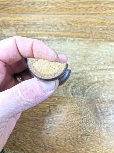 Old Junghans Wooden Clock Column Part  (K9744)