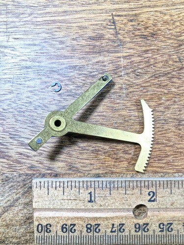 Jauch Clock Movement (PL 21cm) Rack Hook (See Pics To ID Mvmt)  (K8543)
