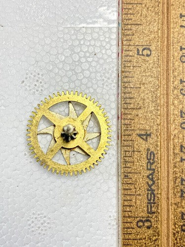 Jauch 77 Grandfather Clock Strike Side 4th Wheel - Vintage Clock Parts KD2133
