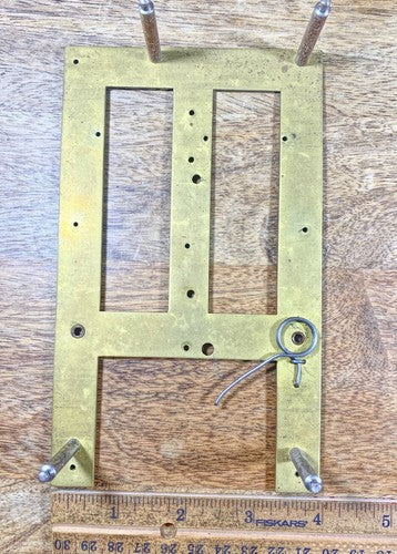 Unbranded 30 Hour Clock Movement Back Plate (Pivots Look Good) (KD512)