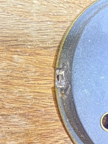 Old Waterbury 8 Day Clock Movement Dial Pan (K9981)