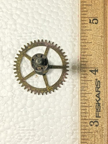 Waterbury Clock Movement Time Side 3rd Wheel (See Pics to ID Movement) (KA8326)