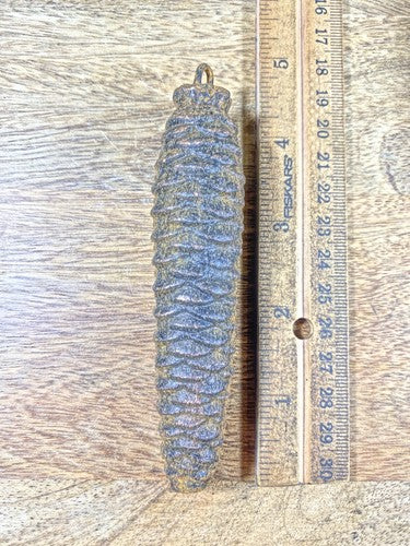 Cuckoo Clock Cast Iron Pine Cone Weight 262g, 4.6 Inches Long (WT038)
