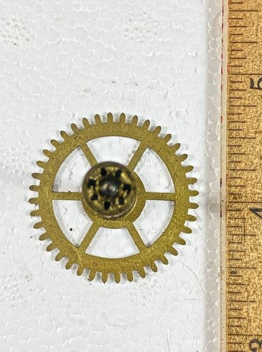 Seth Thomas Clock Movement (No. 44 ?/ See Pics) Time Side 4th Wheel (KD683)