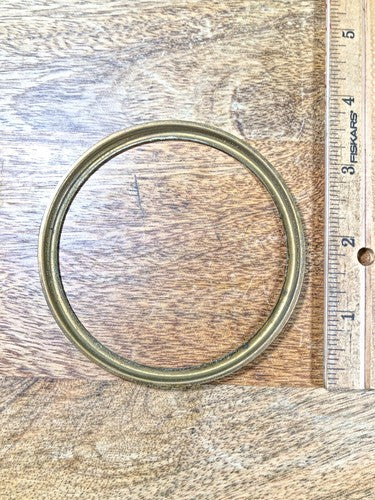 Vintage Clock Dial Trim Ring 3.54 Inch Outer Diameter 3.12 Inner Dia. (K9248)