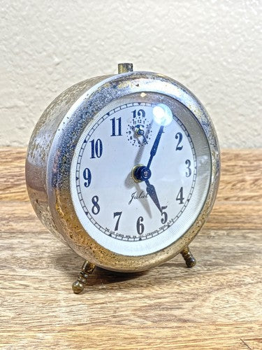Lux Juliet Model Alarm Clock For Parts Or Repair Springs Are Good (K9964B)