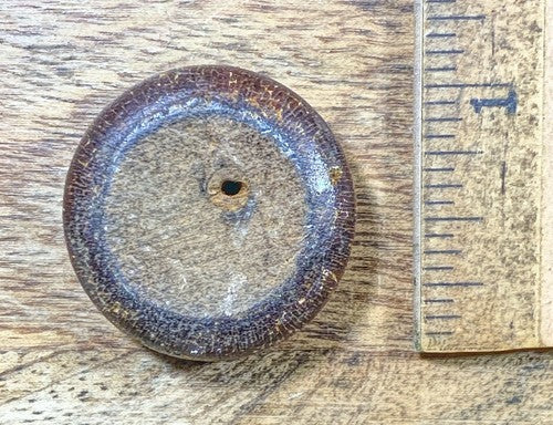 Old Wood Mantel Clock Foot (KD473)