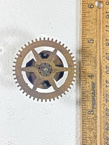 Unbranded 8 Day Clock Movement Strike Side 3rd Wheel (See Pics To ID)(KD1538