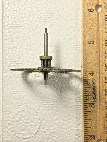 Ingraham (Stamped 5 28) Clock Movement Time Side 2nd Wheel (K8576)