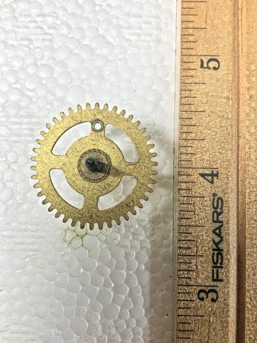 Korean LAVA Clock Movement Strike Side 4th Wheel (See Pics To ID) (K8411)
