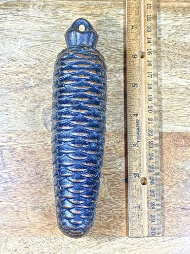 Cuckoo Clock Cast Iron Pine Cone Weight 1261g Or 2.12lb 6.8 Inches Long (KD855)