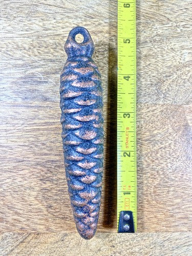 Cuckoo Clock Cast Iron Pine Cone Weight 299g, 5.1 Inches Long (KD1257)