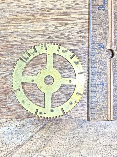 Clock Count Wheel  (50.98mm Dia, 6.48mm Inner Dia) - Vintage Clock Parts KD2167