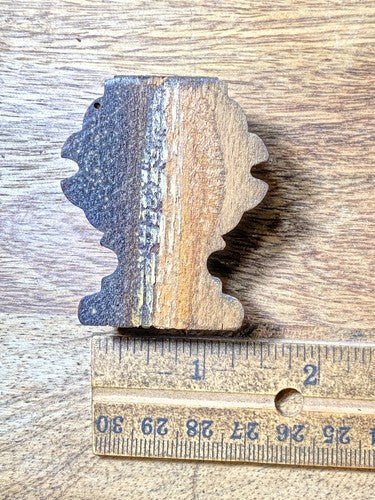 Old Junghans Wooden Clock Column Part     (KD812)