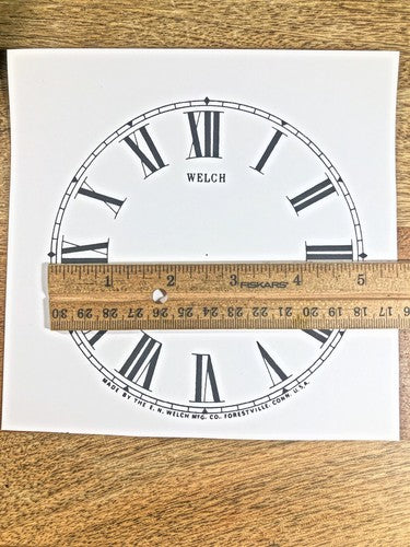 5" Welch Paper Replacement Clock Dial                    (Lot 153)