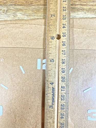 Vintage Clear Plastic Clock Dial Pan (KD091)
