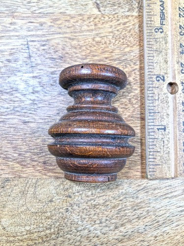 Old Junghans Wooden Clock Column Part  (K9744)
