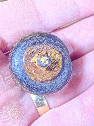 Old Clock Door Knob (28.86 Dia, 14.55mm Tall, 5.79mm Dia Shaft) (KD569)